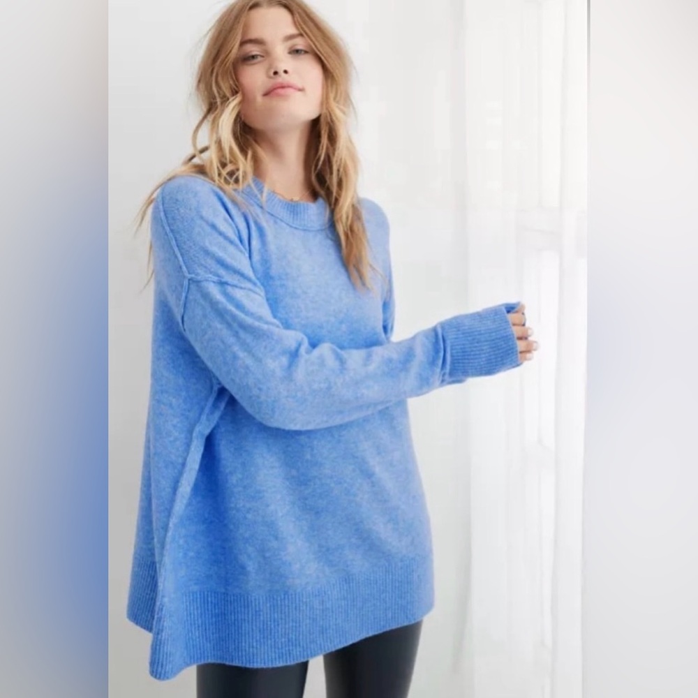 Aerie Blue Unreal Sweater